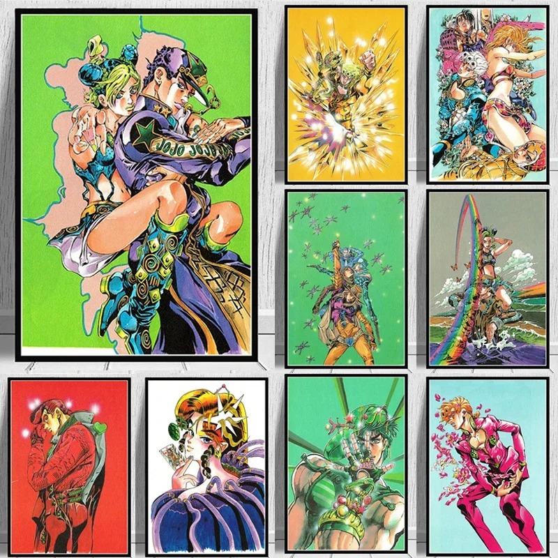 Anime Merchandise Posters - Poster Anime Giapponese JoJo's Bizarre Adventure,