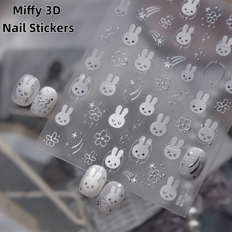Anime Merchandise Nepal - Nuovi Adesivi per Unghie Miffy 3D