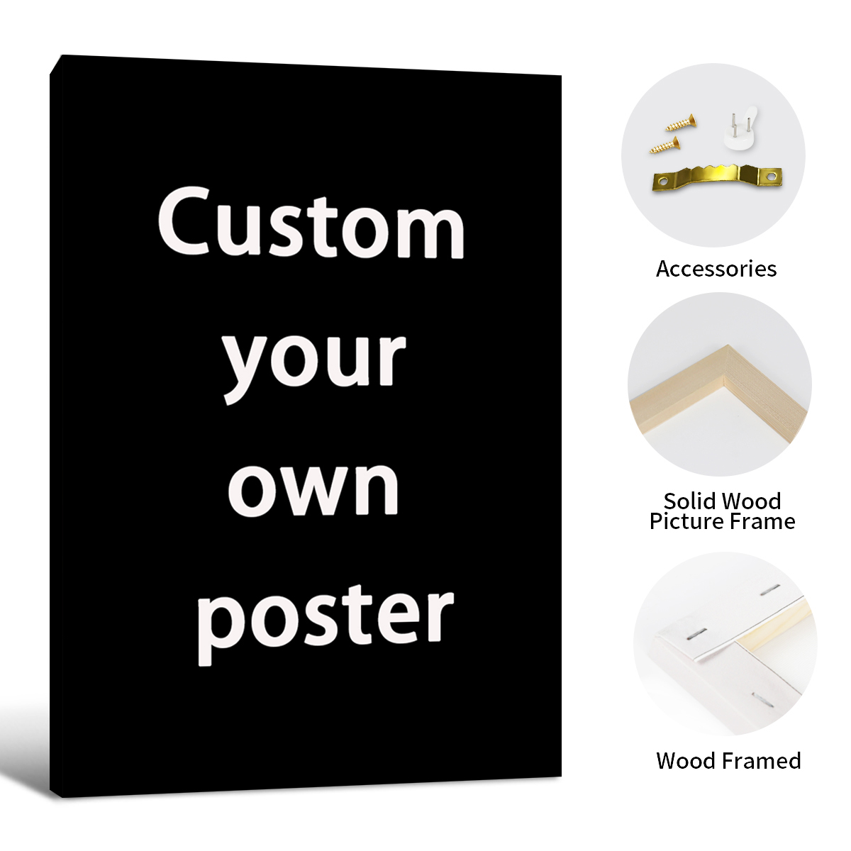 Art Print Framed - Poster Personalizzati, Quadri da Parete Incorniciati,