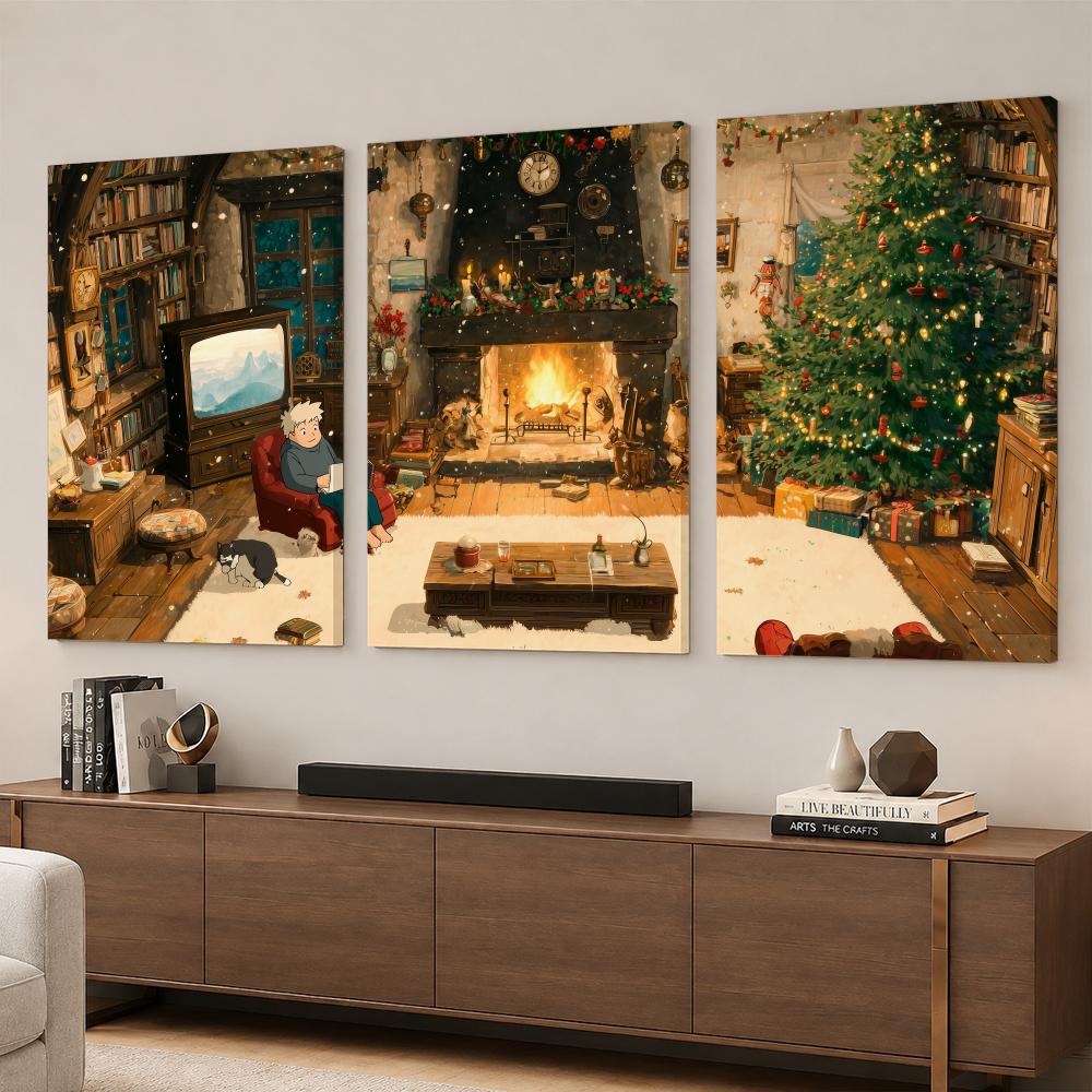 Anime Poster Print - Quadro da Parete Incorniciato con Motivo