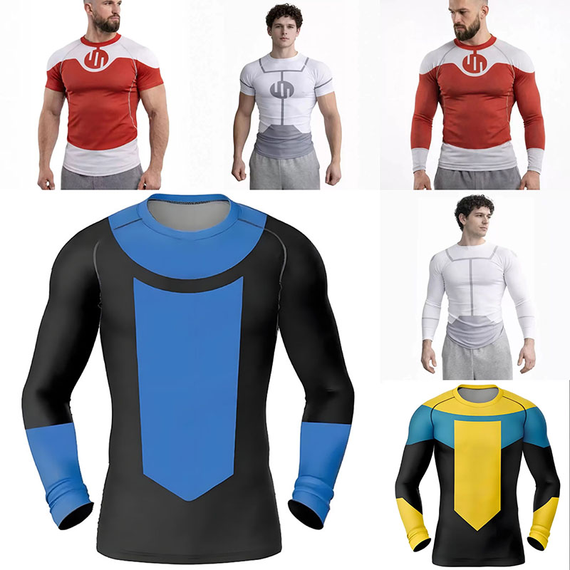 Anime Merchandise Men - Nuova Maglietta Rash Guard Invincibile per