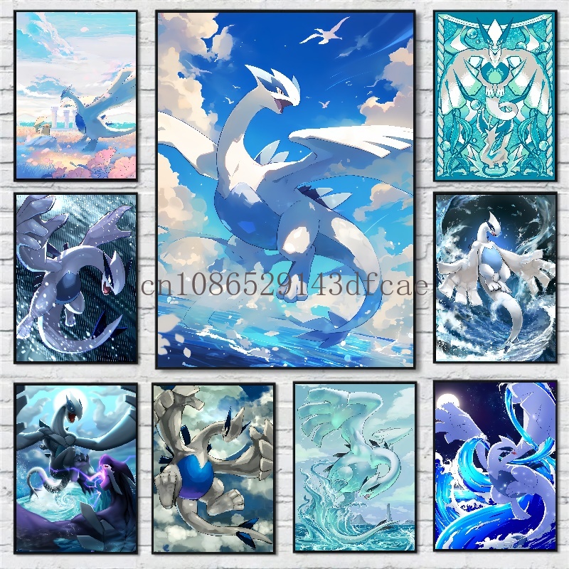 Anime Merchandise Posters - Anime giapponesi Periferico Pokemon Lugia Poster