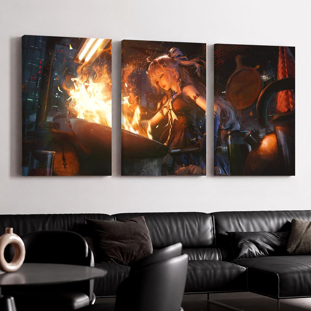Anime Poster Print - Quadro da Parete con Chef Anime,