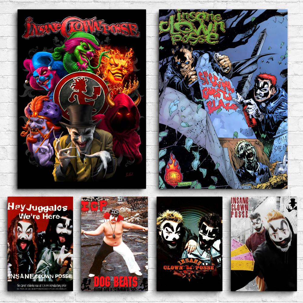 Art Print Framed - Gruppo musicale I-Insane Clown P-Posse, quadro
