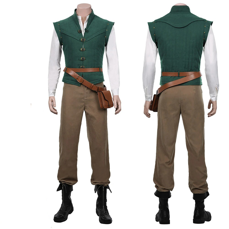 Costume da Flynn Rider, gilet  - Anime Merchandise Men recensione e prezzo