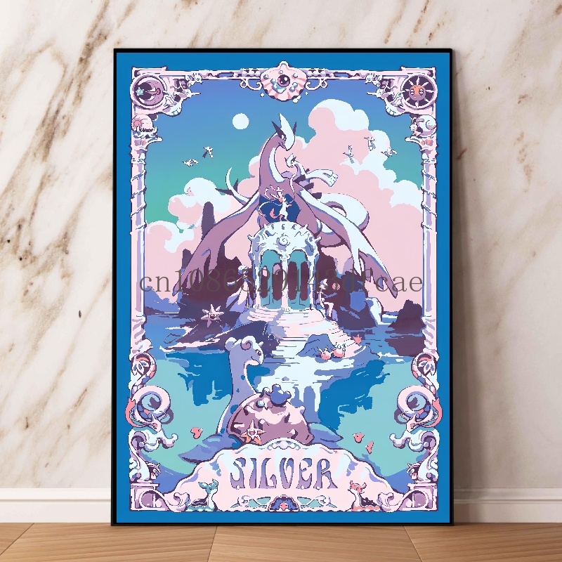 Pokemon Retro Cartoon Poster F - Anime Merchandise Posters recensione e prezzo