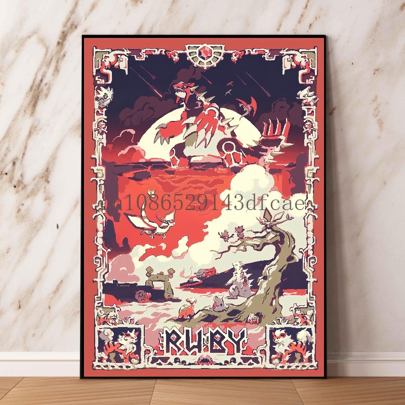 Pokemon Retro Cartoon Poster F - Anime Merchandise Posters recensione e prezzo