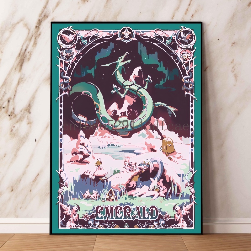 Pokemon Retro Cartoon Poster F - Anime Merchandise Posters recensione e prezzo
