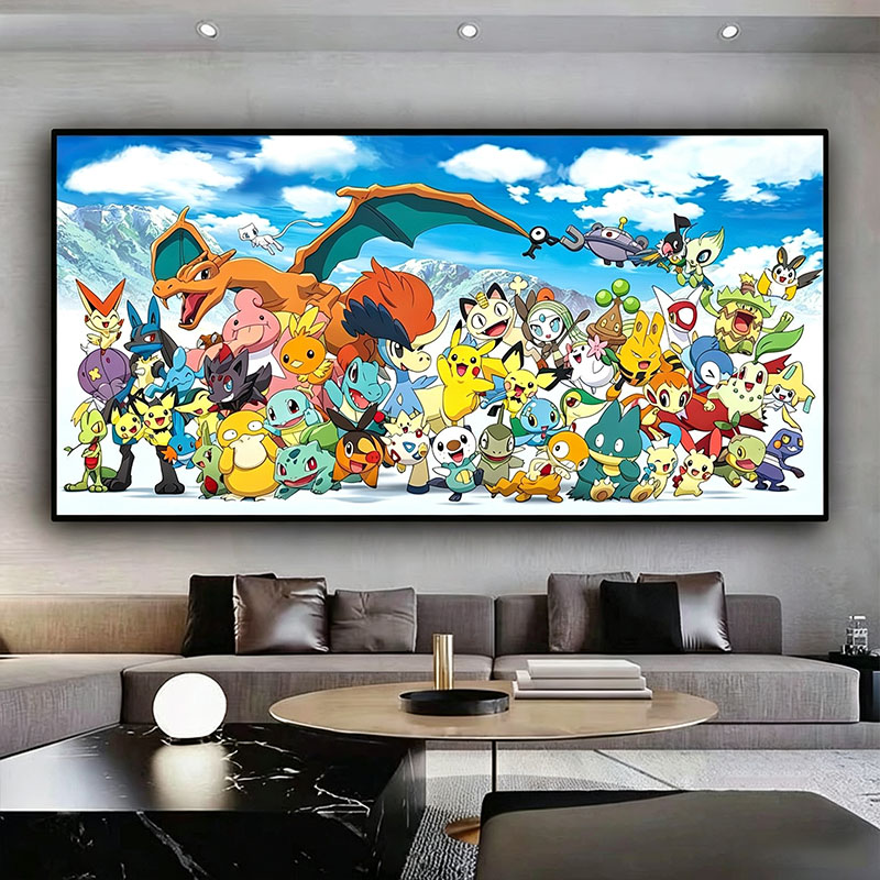 Dipinto Decorativo su Tela Pok - Anime Poster Print recensione e prezzo
