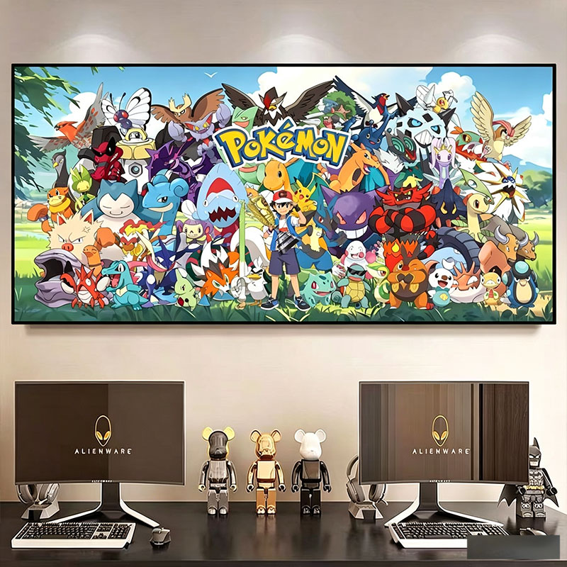 Dipinto Decorativo su Tela Pok - Anime Poster Print recensione e prezzo