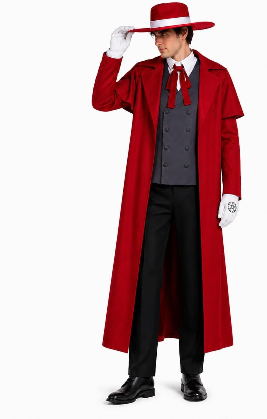 Costume Cosplay Anime Alucard  - Anime Merchandise Men recensione e prezzo
