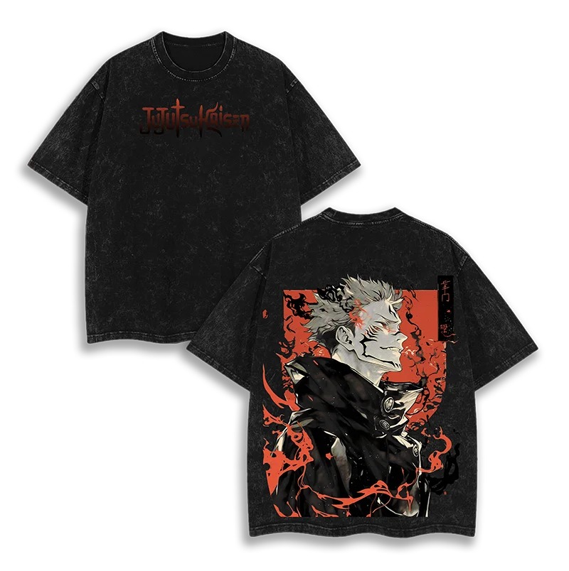 T-shirt lavata stampata con mo - Anime Merchandise Men recensione e prezzo