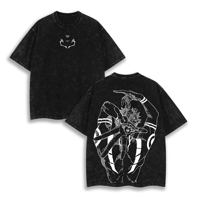 T-shirt lavata stampata con mo - Anime Merchandise Men recensione e prezzo
